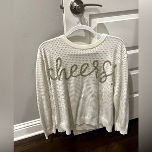 CHEERS QUEEN OF SPARKLES SEQUINED SWEATER